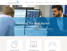 Tablet Screenshot of amplifytrading.com